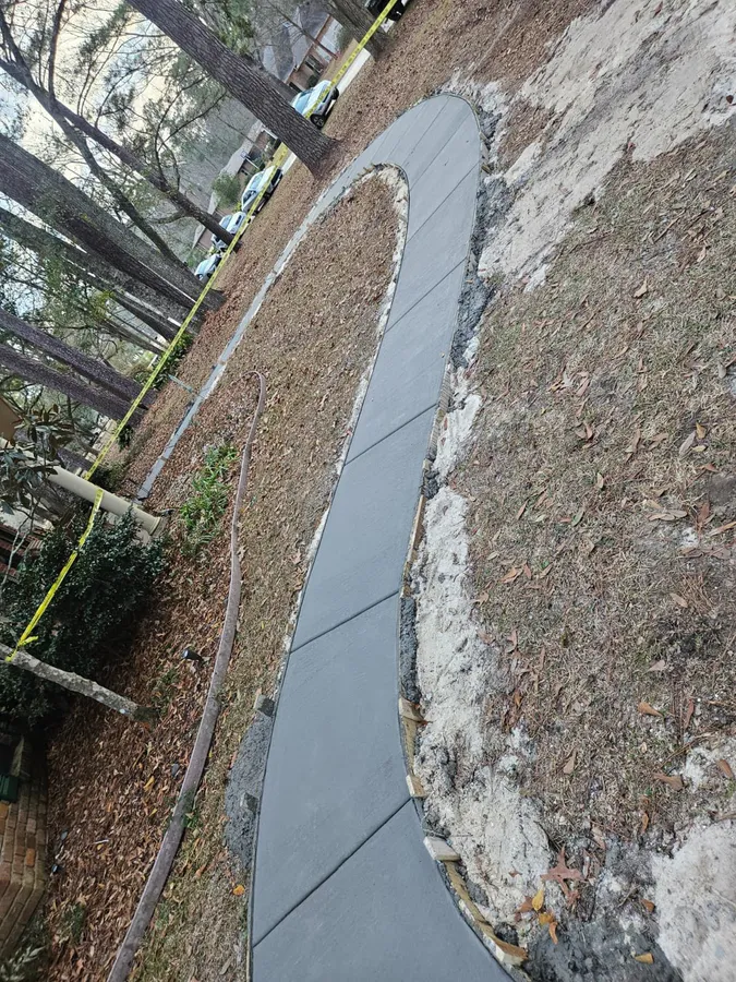 Concrete project completed by Venture Concrete crew
